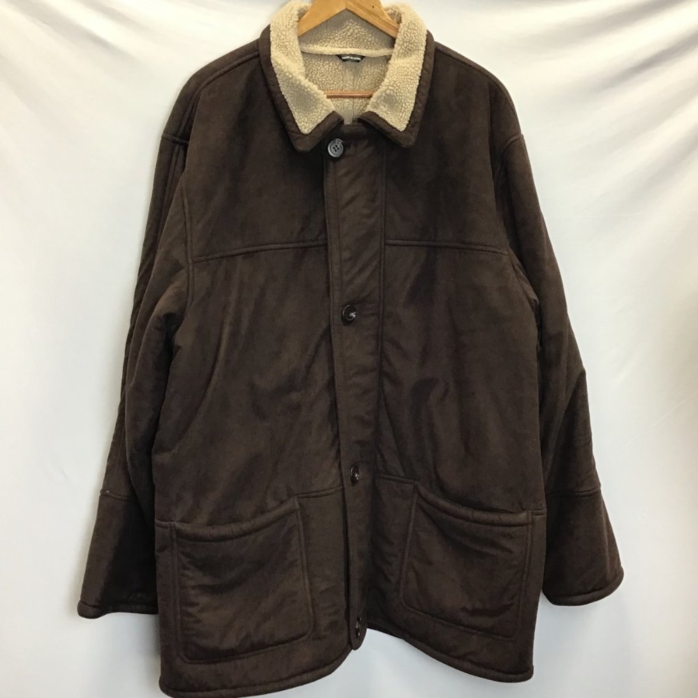 Utex Design-Ultra Suede/Sherpa Lined Car Coat